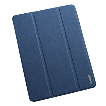 for 2020 Ipad Pro 11 Inch Tablet PC Case / Bracket Case with Press Pen Anti-Lost Card Slot Design PU Protective Case