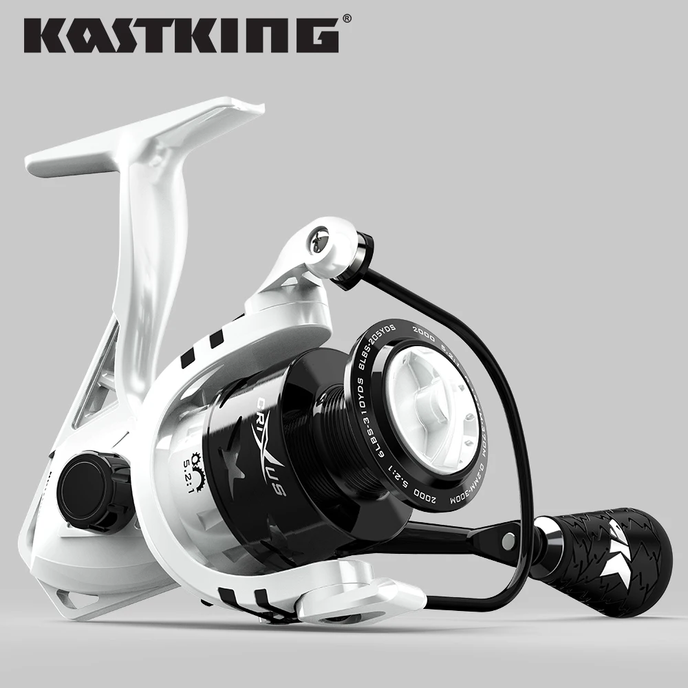 Фото KastKing Crixus 9kg Max Drag Spinning Fishing Reel Graphite Body Carbon Fiber Washer 5.2:1/4.5:1 Gear Ratio Coil | Спорт и