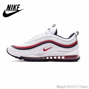 

Original Authentic Nike Air Max 97 OG QS Silver Bullet Men's Sneakers Breatheable Running Shoes