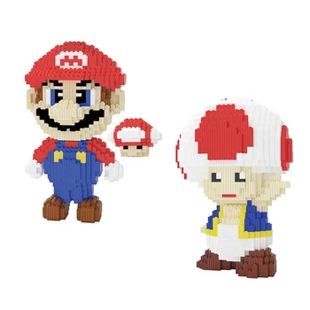 6200pcs+ 50cm Big Mario Bros Toad Model Building Blocks Super Kinopio Model Diamond Mini Brick Toys for Children Gifts
6200pcs+ 50cm Big Mario Bros Toad Model Building Blocks Super Kinopio Model Diamond Mini Brick Toys for Children Gifts