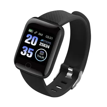New 116Plus Color Screen Smart Sports Bracelet Pedometer Sports Heart Rate Monitor Tracker Wristband Sports Bracelet Man Women
New 116Plus Color Screen Smart Sports Bracelet Pedometer Sports Heart Rate Monitor Tracker Wristband Sports Bracelet Man Women