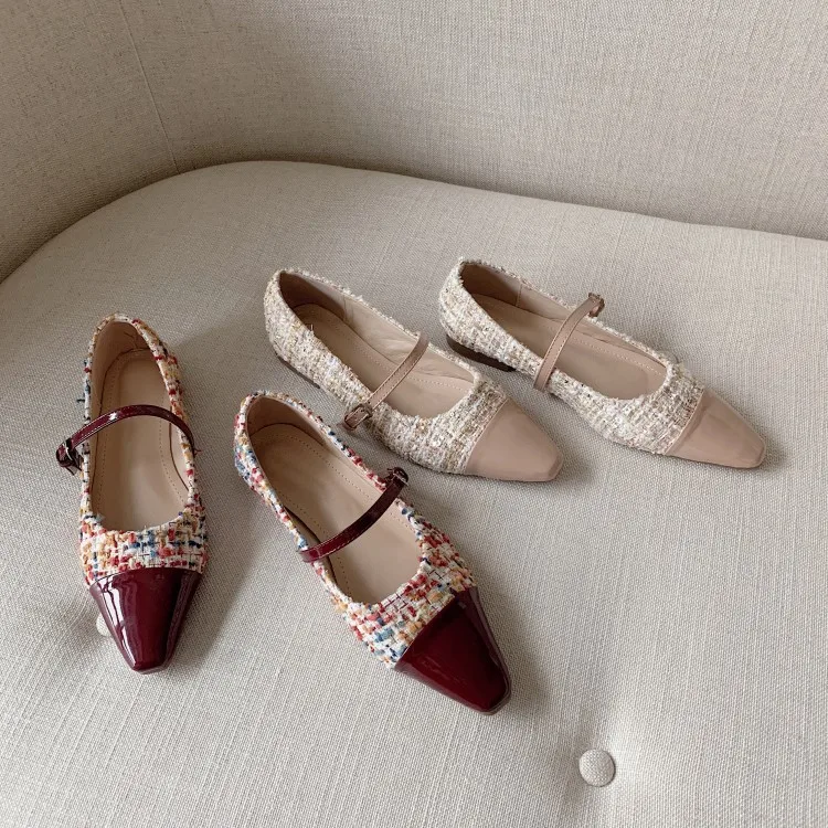 Classic Graceful New Style Shoes Women's 2020 Spring Korean-style Mixed Colors Plaid Flat WOMEN'S Genuine Leather Shoes
Classic Graceful New Style Shoes Women's 2020 Spring Korean-style Mixed Colors Plaid Flat WOMEN'S Genuine Leather Shoes