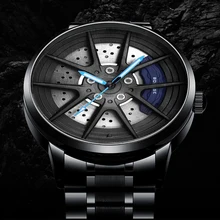 2022 New Mens Luxury Sports Car Wheel Watches Stainless Steel Waterproof Wrist Watch Male Wheel Hub Quartz Leather Clock часы
2022 New Mens Luxury Sports Car Wheel Watches Stainless Steel Waterproof Wrist Watch Male Wheel Hub Quartz Leather Clock часы