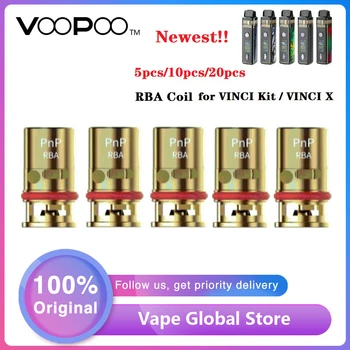 5pcs 20pcs Original VOOPOO PnP RBA Coil for VINCI R / VINCI X Mod Kit Pod System Kit 0.6ohm RBA Coil Head for VINCI Vape Kit
5pcs 20pcs Original VOOPOO PnP RBA Coil for VINCI R / VINCI X Mod Kit Pod System Kit 0.6ohm RBA Coil Head for VINCI Vape Kit