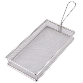 Stainless Steel Frying Basket Strainer Food Colander Mesh Fry Filter Mesh Basket for Potatoes Chips French Fries
Stainless Steel Frying Basket Strainer Food Colander Mesh Fry Filter Mesh Basket for Potatoes Chips French Fries