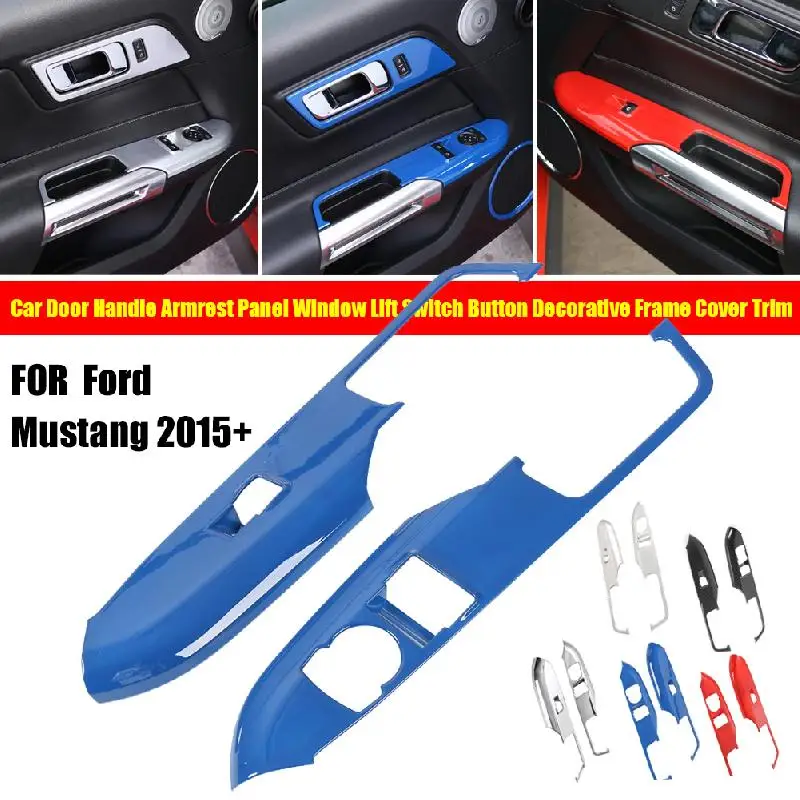 2pcs Car Styling Door Window Switch Button Decorative Frame For 2015 2016 Ford Mustang 2015+
2pcs Car Styling Door Window Switch Button Decorative Frame For 2015 2016 Ford Mustang 2015+
