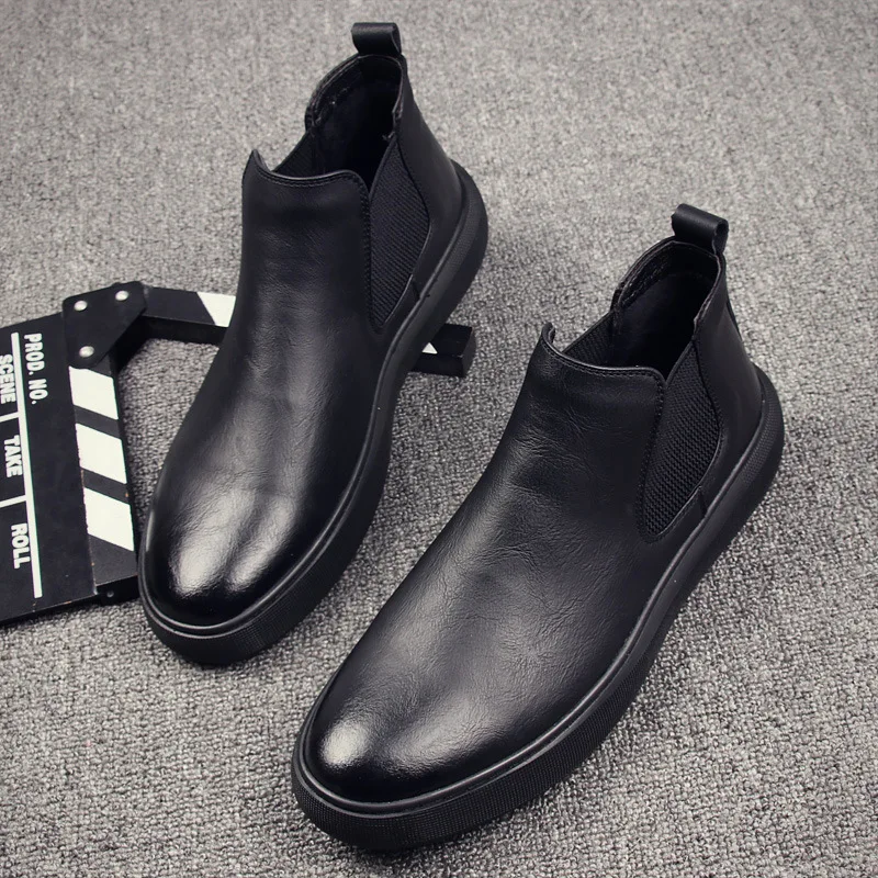 British designer mens fashion chelsea boots black grey platform shoes genuine leather boot autumn winter ankle botas masculinas
British designer mens fashion chelsea boots black grey platform shoes genuine leather boot autumn winter ankle botas masculinas