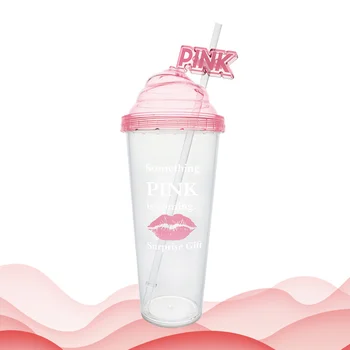 1pc Straw Cup Cute Plastic Durable Safe Water Bottle Water Cup for Women 
1pc Straw Cup Cute Plastic Durable Safe Water Bottle Water Cup for Women