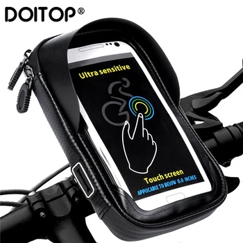 DOITOP 6.0 inch Waterproof Bike Bicycle Mobile Phone Holder Stand Motorcycle Handlebar Mount Bag For iphone X Samsung LG Huawei
DOITOP 6.0 inch Waterproof Bike Bicycle Mobile Phone Holder Stand Motorcycle Handlebar Mount Bag For iphone X Samsung LG Huawei