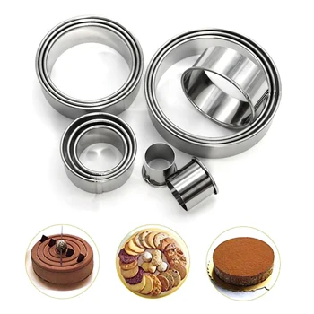 Round Cookie Mold Set 12PC Donut Fondant Biscuit Mold Baking Tools Durable and Heat Resistant
Round Cookie Mold Set 12PC Donut Fondant Biscuit Mold Baking Tools Durable and Heat Resistant