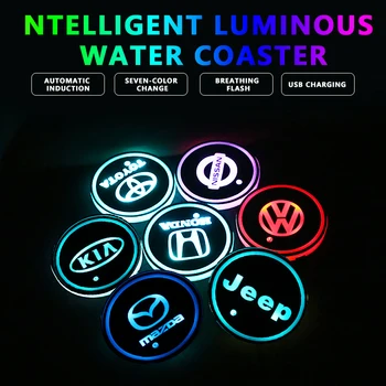 2Pc NEW Car Logo LED Light Cup Holder Pads Light Mats Bottle Coasters For Hondas Toyotas Opels Jeeps Volkswagens Car Accessories
2Pc NEW Car Logo LED Light Cup Holder Pads Light Mats Bottle Coasters For Hondas Toyotas Opels Jeeps Volkswagens Car Accessories