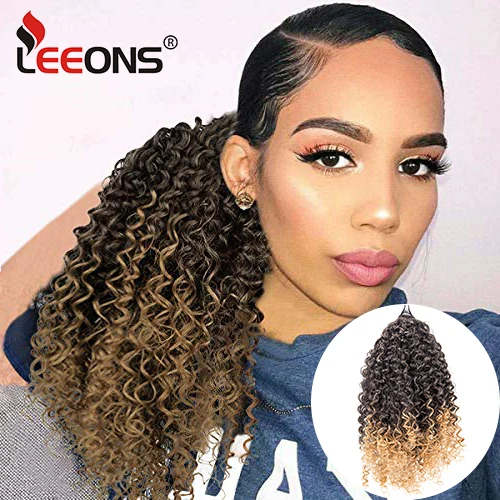 Leeons 13" Long Afro Kinky Curly Ponytail Afro Puff Drawstring Ponytail Extensions Long Ponytail Extension For Black Women Red
Leeons 13" Long Afro Kinky Curly Ponytail Afro Puff Drawstring Ponytail Extensions Long Ponytail Extension For Black Women Red