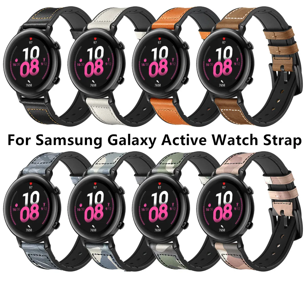 New Silicone leather camouflage strap for Samsung Galaxy S3/Galaxy Active1/2 watches soft silicone strap leather strap accessori
New Silicone leather camouflage strap for Samsung Galaxy S3/Galaxy Active1/2 watches soft silicone strap leather strap accessori