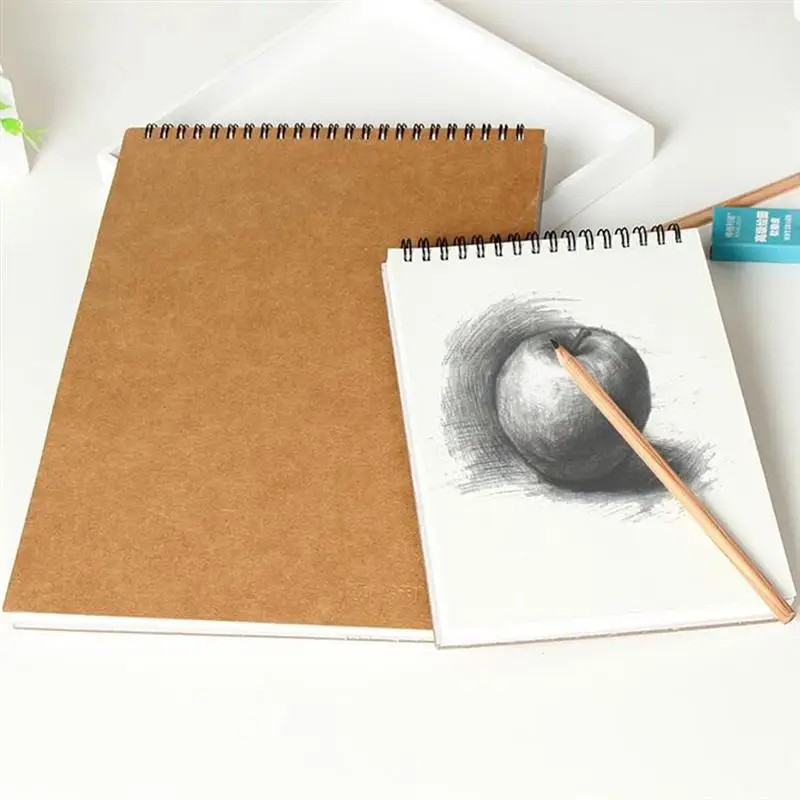 Фото A3 Sketch Book DIY Painting Hand Drawing Notebook Spiral Graffiti for Home School Class Office Writing Pads  Канцтовары для | Скетчбуки (4001014673675)