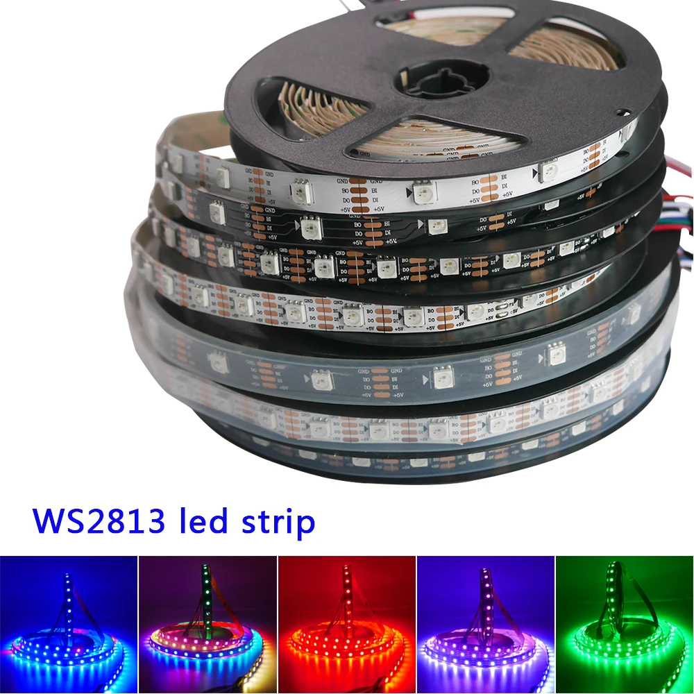 DC5V WS2813 led pixel strip 1m/2m/3m/5m Dual-signal 30/60/144 pixels/leds/m,WS2812B Updated Black/White PCB,IP30/IP65/IP67
DC5V WS2813 led pixel strip 1m/2m/3m/5m Dual-signal 30/60/144 pixels/leds/m,WS2812B Updated Black/White PCB,IP30/IP65/IP67