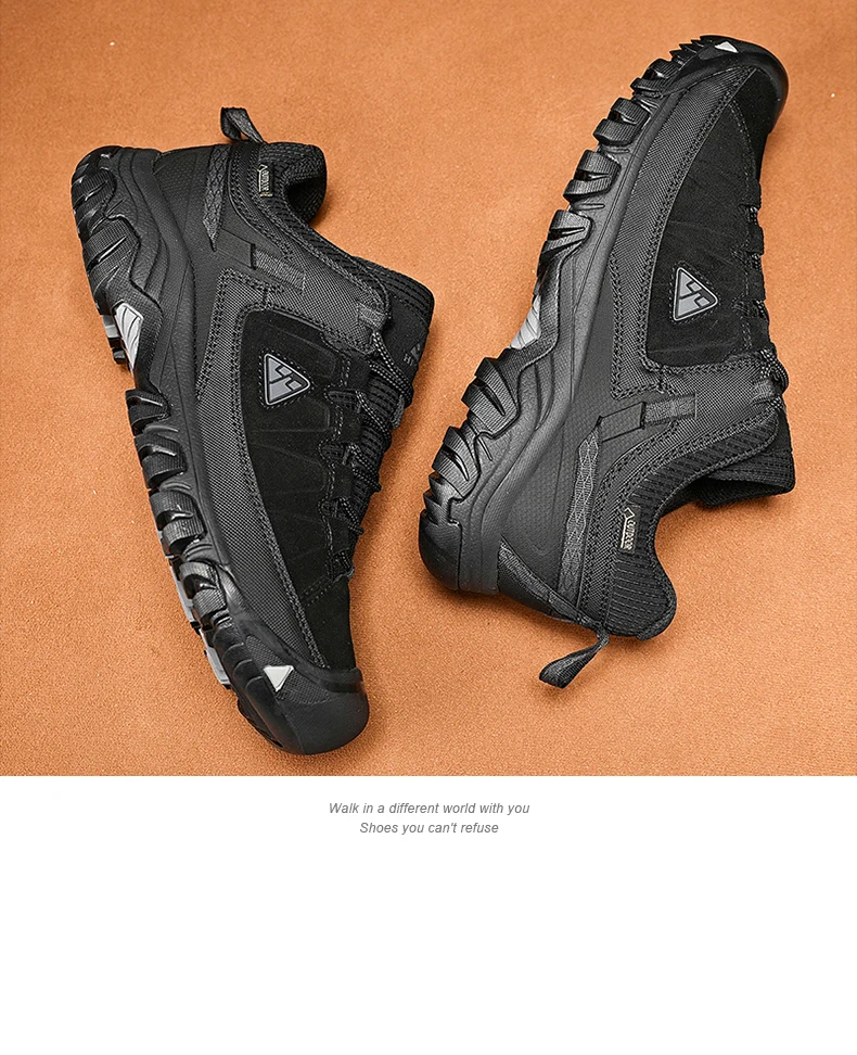 High Quality Men Hiking Shoes Leather Climbing Trekking Shoes Outdoor Walking Sneakers Mountain Jogging Sport Shoe High Quality Men Hiking Shoes Leather Climbing Trekking Shoes Outdoor Walking Sneakers Mountain Jogging Sport Shoe