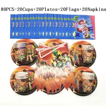 80Pcs/Lot Toy Story Theme Children Birthday Party Cups Plates Flags Napkin Wedding Family Party Hanging Banner Decoration Supply 
80Pcs/Lot Toy Story Theme Children Birthday Party Cups Plates Flags Napkin Wedding Family Party Hanging Banner Decoration Supply
