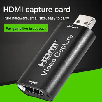 USB HDMI Video Capture Card Mini Portable Game Capture Box For Live Broadcast Teaching Recording Live Streaming
USB HDMI Video Capture Card Mini Portable Game Capture Box For Live Broadcast Teaching Recording Live Streaming
