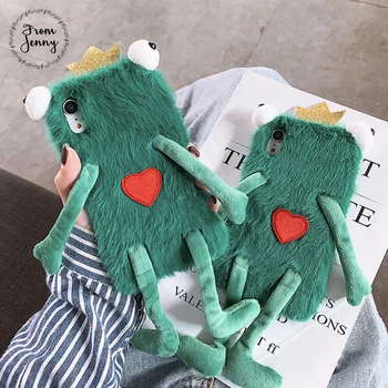 From Jenny Autumn and winter plush frog for iPhone 11 Pro x xr xs max 6 6P 7 8 Plus crown cute mobile phone case
From Jenny Autumn and winter plush frog for iPhone 11 Pro x xr xs max 6 6P 7 8 Plus crown cute mobile phone case