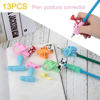 Writing Aid Grip Durable Professional 13pcs/Lot Rubber Pencil Holder Kids Writing Posture Trainer Correction Device Student
Writing Aid Grip Durable Professional 13pcs/Lot Rubber Pencil Holder Kids Writing Posture Trainer Correction Device Student