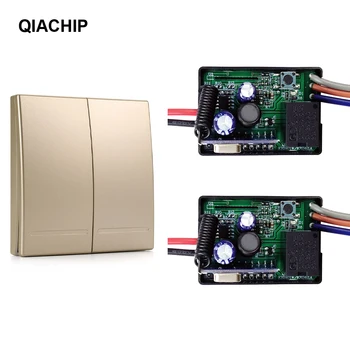 QIACHIP 433Mhz RF Remote Control Switch DC 6V 24V Receiver 86 Type Wall Panel push button Bedroom Lamp Wireless smart Light
QIACHIP 433Mhz RF Remote Control Switch DC 6V 24V Receiver 86 Type Wall Panel push button Bedroom Lamp Wireless smart Light