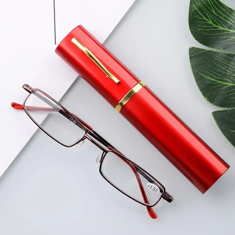 Men Women Metal Reading Glasses Eyeglasses Clear Spring Hinge +1.0~+4.0 With Tube Case 8 Colors +1.0/+1.5/+2.0/+2.5/+3.0/+3.5
Men Women Metal Reading Glasses Eyeglasses Clear Spring Hinge +1.0~+4.0 With Tube Case 8 Colors +1.0/+1.5/+2.0/+2.5/+3.0/+3.5