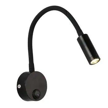 3W Flexible LED Gooseneck Bedside Reading Wall Light Plug In Wall Light Cylinder With Sheath No Line
3W Flexible LED Gooseneck Bedside Reading Wall Light Plug In Wall Light Cylinder With Sheath No Line