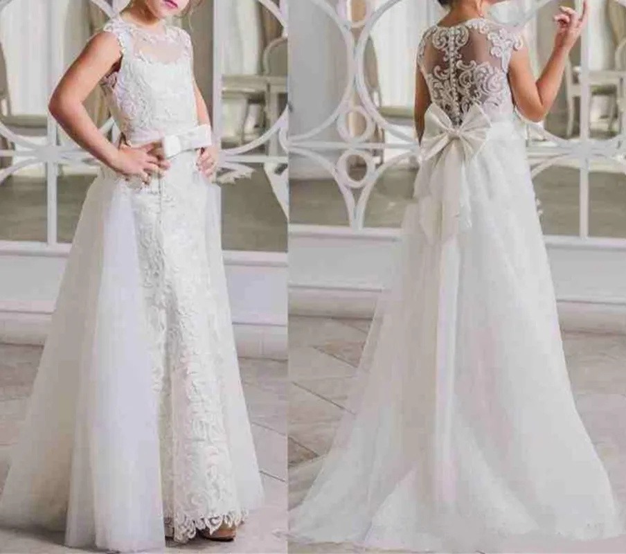 Flower Girls Dresses Princess Sash Lace Girls Pageant Dress Detachable Skirt A-Line Girl Communion Dress Kids Formal Wear
Flower Girls Dresses Princess Sash Lace Girls Pageant Dress Detachable Skirt A-Line Girl Communion Dress Kids Formal Wear