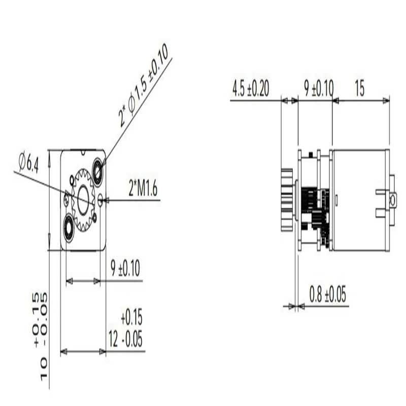 Generic 1pc DC 12V 67RPM N20 Geared Motor With Wire Cutting Gear Metal
