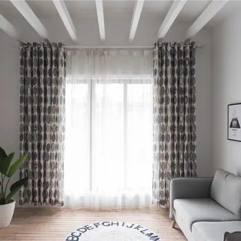 Curtains Circle Printed Window Covers 280*100cm Balcony Living Room Drapes 
Curtains Circle Printed Window Covers 280*100cm Balcony Living Room Drapes