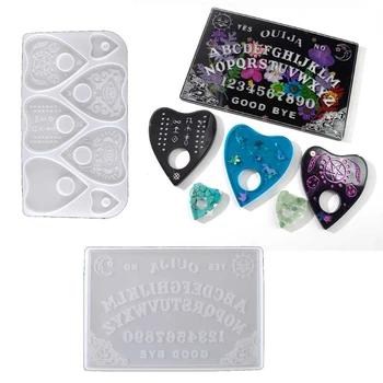 2Pcs Ouija- Board Planchette Resin Molds Gothic Ouija- Board Game Silicone Molds R3MC
2Pcs Ouija- Board Planchette Resin Molds Gothic Ouija- Board Game Silicone Molds R3MC