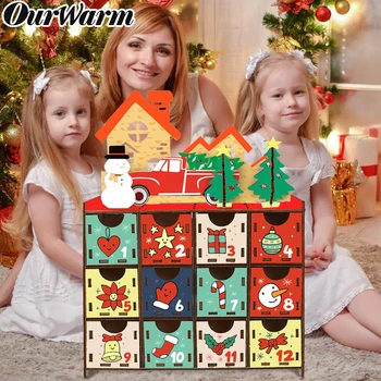 OurWarm DIY Wooden Advent Calendar Box with Drawers Ornaments for kids Toys Gifts Home Decoration Christmas Countdown Calendar
OurWarm DIY Wooden Advent Calendar Box with Drawers Ornaments for kids Toys Gifts Home Decoration Christmas Countdown Calendar