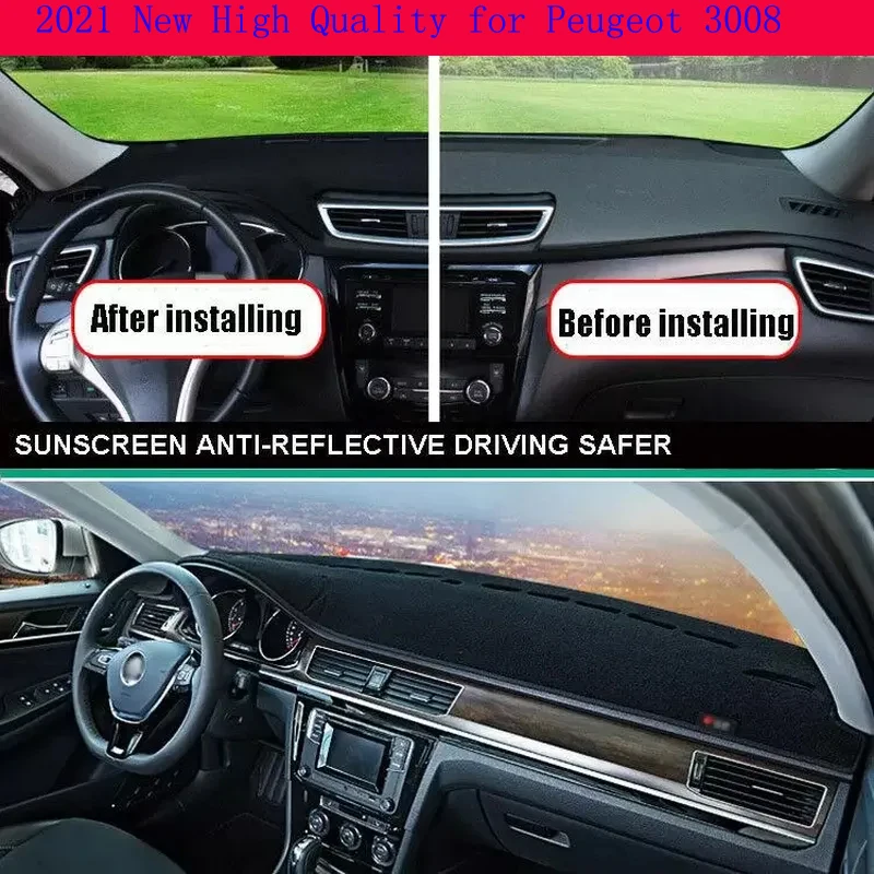 2021 New High Quality for Peugeot 3008 2013-15 Dashboard Cover Non Slip Dash Mat Sun Shade Carpet Pad Accessories
2021 New High Quality for Peugeot 3008 2013-15 Dashboard Cover Non Slip Dash Mat Sun Shade Carpet Pad Accessories