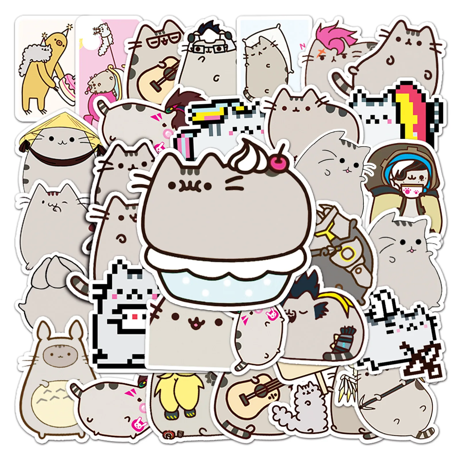 10/30/50PCS Cartoon Fat Kitten Small Fresh and Lovely Personalized Graffiti Waterproof Sticker Suitcase Notebook HelmetWholesale
10/30/50PCS Cartoon Fat Kitten Small Fresh and Lovely Personalized Graffiti Waterproof Sticker Suitcase Notebook HelmetWholesale