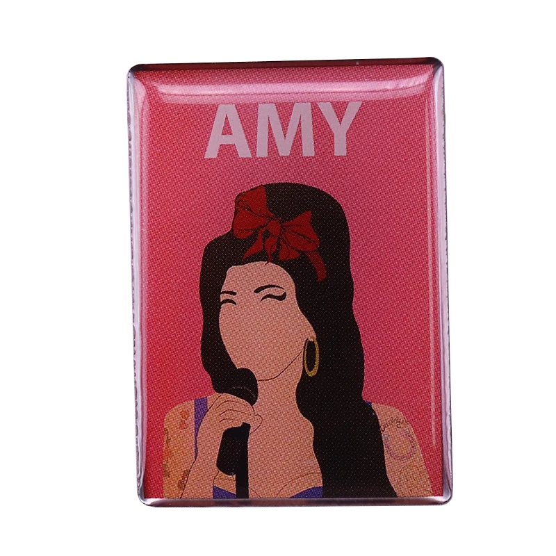 Значок певицы Amy Winehouse, коллекция красивых китайских певиц, идеальный популярный культурный подарок для музыкальных фанатов
Значок певицы Amy Winehouse, коллекция красивых китайских певиц, идеальный популярный культурный подарок для музыкальных фанатов