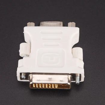 HOT! 24+1 Pin DVI-D-D-M To VGA-F Adapter Video Computer Monitor Adapter - 25 Pin (Dual Link) DVI-D Male To 15 Pin VGA Female
HOT! 24+1 Pin DVI-D-D-M To VGA-F Adapter Video Computer Monitor Adapter - 25 Pin (Dual Link) DVI-D Male To 15 Pin VGA Female