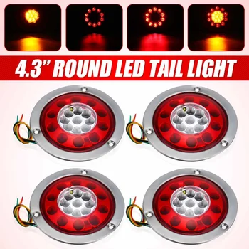2/4pcs 12V 24V Car LED Turn Signal Light Round Rear Brake Lamps 19LEDs Tail Stop Lamp For Truck Trailer RV Caravan
2/4pcs 12V 24V Car LED Turn Signal Light Round Rear Brake Lamps 19LEDs Tail Stop Lamp For Truck Trailer RV Caravan