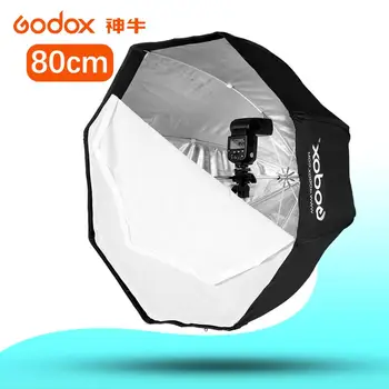 

Godox Photo Studio 80cm 31.5in Portable Octagon Flash Speedlight Speedlite Umbrella Softbox Soft Box Brolly Reflector