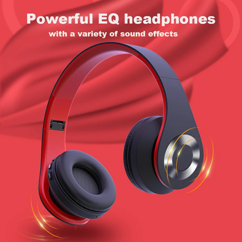 New EQ smart seven sound effect wireless bluetooth HIFI headphone with microphone Stereo sport earphone Gaming foldable headset
New EQ smart seven sound effect wireless bluetooth HIFI headphone with microphone Stereo sport earphone Gaming foldable headset