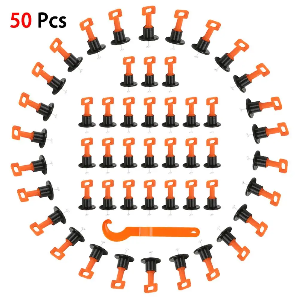 50pcs Reusable Alignment Tile Leveling System Level Wedges Tile Spacer for Tiles Flooring Wall Kit Construction Tools Locator
50pcs Reusable Alignment Tile Leveling System Level Wedges Tile Spacer for Tiles Flooring Wall Kit Construction Tools Locator