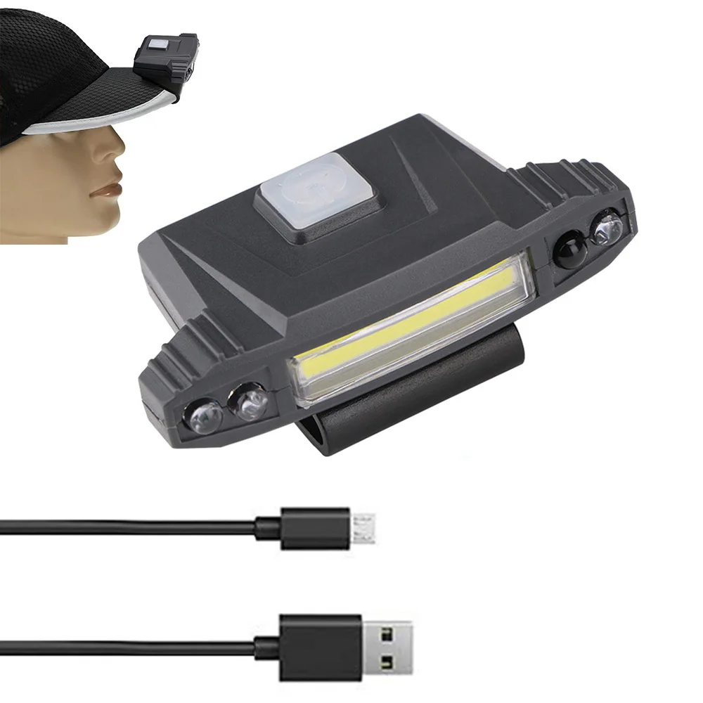USB Rechargeable Cap Clip Light Induction COB Headlamp Hat clip light lamp cap Built-in battery Lighting
USB Rechargeable Cap Clip Light Induction COB Headlamp Hat clip light lamp cap Built-in battery Lighting