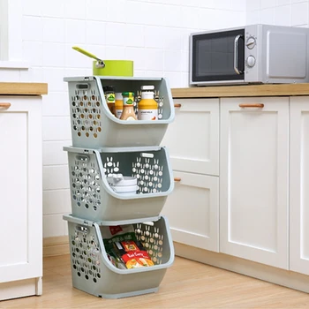 Kitchen Storage Basket Plastic Multi-Functional Hollow Vegetables Fruit Racks With Cover Storage Basket For Organizers
Kitchen Storage Basket Plastic Multi-Functional Hollow Vegetables Fruit Racks With Cover Storage Basket For Organizers