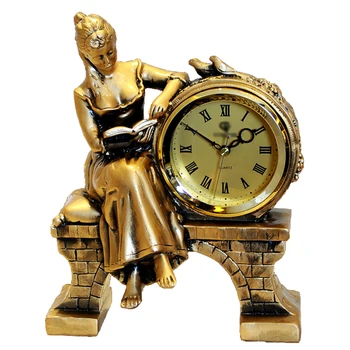 VINTAGE EUROPEAN RESIN TABLE CLOCK LIVING ROOM BEDSIDE HOME DECOR DESKTOP CLOCK BETURY GIRL READING SCULPTURE DESK CLOCK GIFT
VINTAGE EUROPEAN RESIN TABLE CLOCK LIVING ROOM BEDSIDE HOME DECOR DESKTOP CLOCK BETURY GIRL READING SCULPTURE DESK CLOCK GIFT