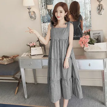 Cotton Linen Maternity Long Dress Fashion Slip Dress Clothes for Pregnant Women Camis Pregnancy Dresses 
Cotton Linen Maternity Long Dress Fashion Slip Dress Clothes for Pregnant Women Camis Pregnancy Dresses