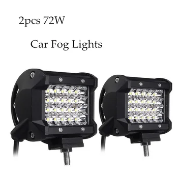 2pcs Foggy Lights 72W Car Fog Lights IP68 Waterproof Auto Back Light LED Driving Work Light White 24PCS LED Chips Spotlight DFDF
2pcs Foggy Lights 72W Car Fog Lights IP68 Waterproof Auto Back Light LED Driving Work Light White 24PCS LED Chips Spotlight DFDF