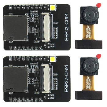 2 Set Esp32-Cam Camera Wifi + Bluetooth Module 4M Psram Dual-Core 32-Bit Cpu Development Board With Ov2640 2Mp Camera Module Sup
2 Set Esp32-Cam Camera Wifi + Bluetooth Module 4M Psram Dual-Core 32-Bit Cpu Development Board With Ov2640 2Mp Camera Module Sup