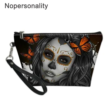 Nopersonality Women Makeup Bag Cartoon Gothic Girl Print PU Ladies Mini Cosmetic Bags Famous Designer Leather Tote Make Up Case
Nopersonality Women Makeup Bag Cartoon Gothic Girl Print PU Ladies Mini Cosmetic Bags Famous Designer Leather Tote Make Up Case