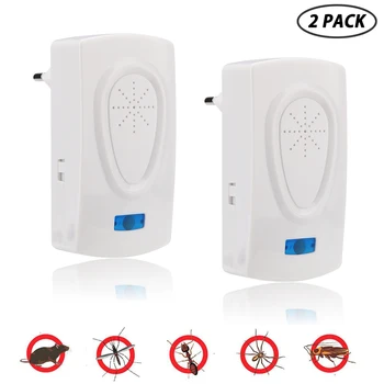 2PCS Ultrasound Mouse Cockroach Pest Repeller Device Insect Rats Spiders Mosquito Killer Pest Control Household Pest Rejecter
2PCS Ultrasound Mouse Cockroach Pest Repeller Device Insect Rats Spiders Mosquito Killer Pest Control Household Pest Rejecter