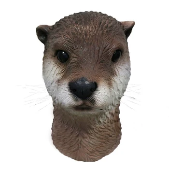 Semiaquatic Otter Mask Latex Full Head Animal Mask Halloween Party Costume Fancy Props Carnival Masks
Semiaquatic Otter Mask Latex Full Head Animal Mask Halloween Party Costume Fancy Props Carnival Masks