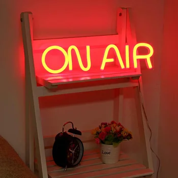 On Air LED Neon Sign Light Bar Pub Club Wall Decor LED Tube Visual Artwork Party Decoration Neon Lamp Home Decor Night Light
On Air LED Neon Sign Light Bar Pub Club Wall Decor LED Tube Visual Artwork Party Decoration Neon Lamp Home Decor Night Light